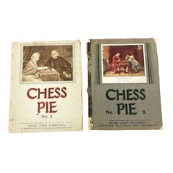 Chess Pie - The Official Souvenir of the British Chess Federation International Tournament, issue two 1927 and issue three 1936 (2)