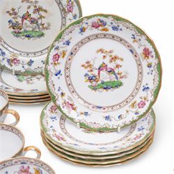Copeland Spode 'Eden' tea, coffee and dinner ware including plates in various sizes, soup and dessert bowls, tea and coffee cups and saucers, vegetable dish and cover etc 63 pieces