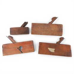 Collection of carpenters wooden planes