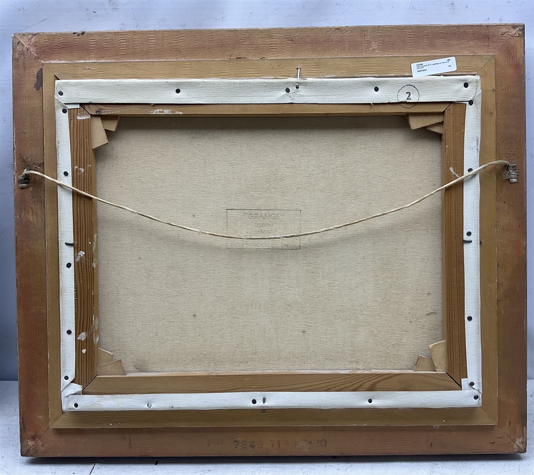 Barry Hilton (British 1941-): Edwardian Street Scene at Night, oil on canvas signed 39cm x 49cm 