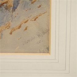 William James Boddy (British 1831-1911): 'Ullswater', watercolour signed titled and dated 1881, 25cm x 35cm