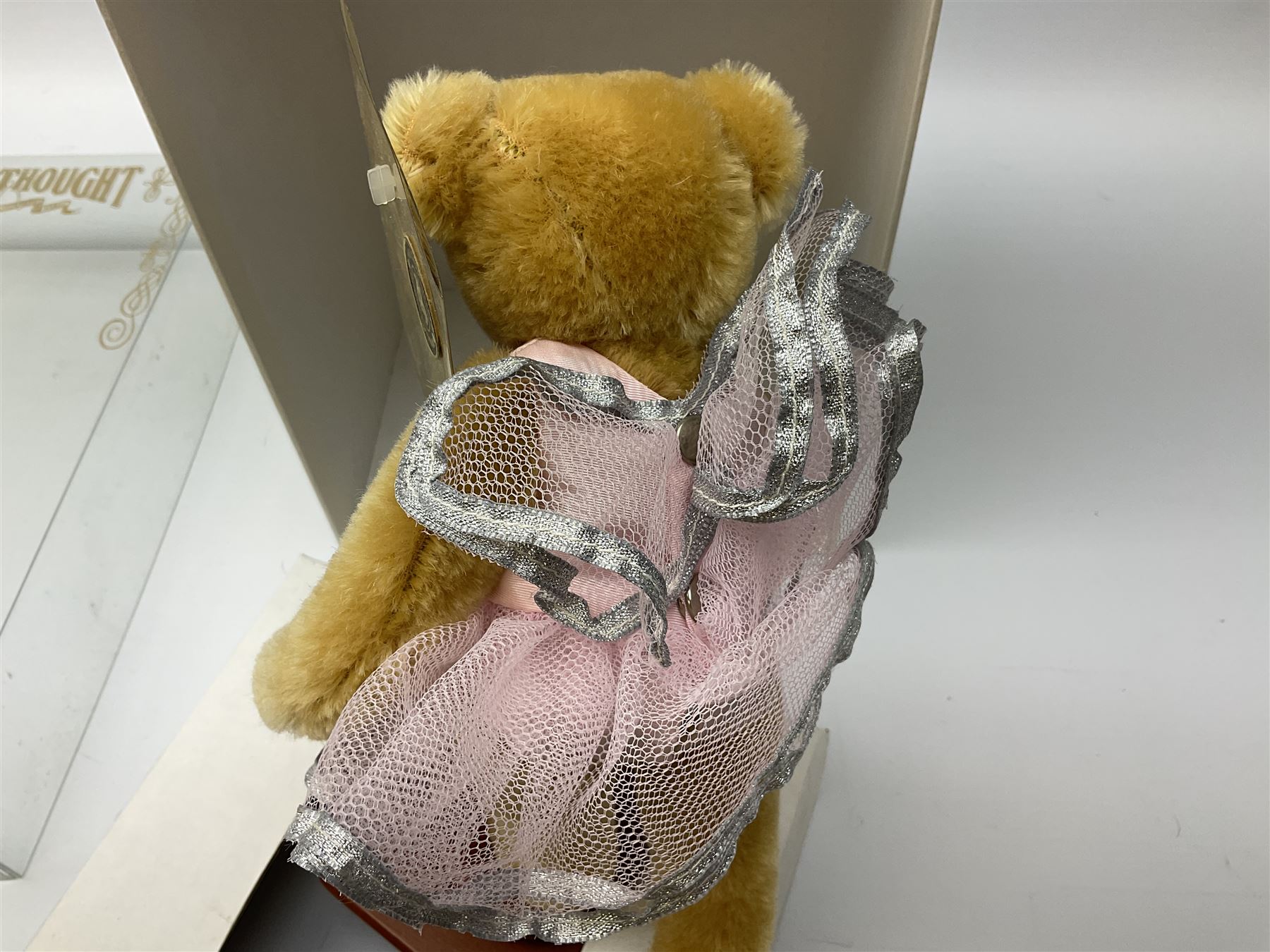 Limited edition Merrythought musical bear, Sugar Plum Fairy, no 228/1000, with tag and box 