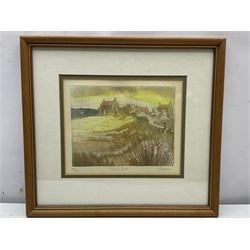 John Degnan (Northern British 1947-): 'Fryup Dale' North Yorkshire; 'Stout Steps'; 'High Force' and 'Court Yard', four etchings signed titled and numbered 39/100, 26/100, 16/25 and AP 4, max 23cm x 17cm (4)