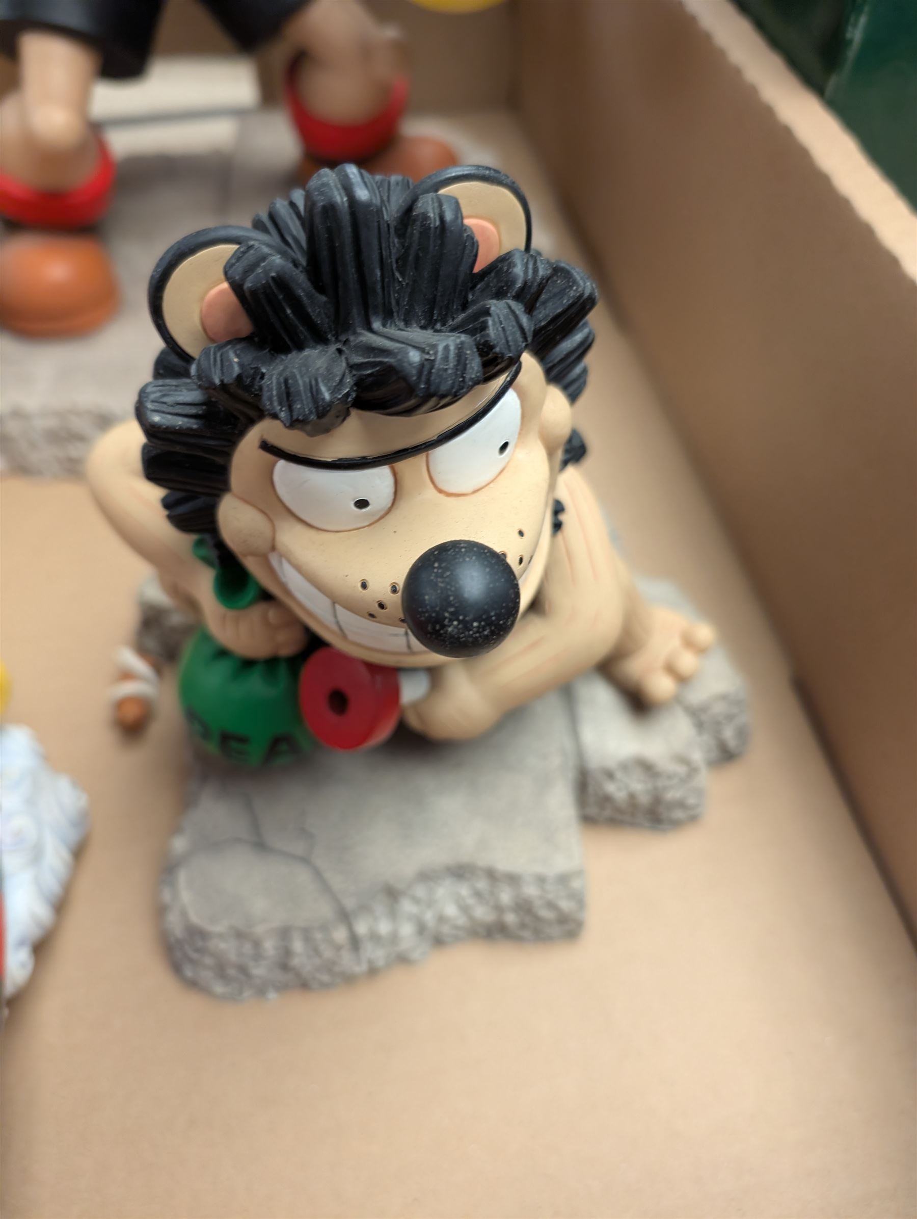 Robert Harrop The Beano Dandy Collection Menacemobile, boxed together with Robert Harrod Big Gnasher and Big Dennis, five Robert Harrod Camberwick Green collection figures, etc