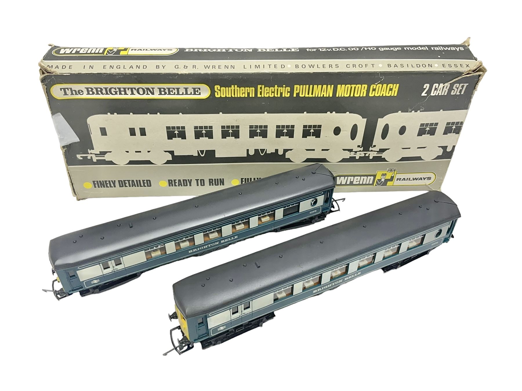 Wrenn '00' gauge - 'The Brighton Belle' Southern Electric Pullman two-car set Nos.S290S and S291S; boxed