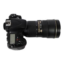 Nikon D800E camera body serial no. 6018204, with AF-S Nikon Nikkor 24-70mm 1:2.8E ED lens and battery charger, together with a Nikon AF Nikkor 50mm 1:1.8D lens