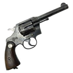 Deactivated Colt Official Police 38-200 six-shot revolver, the 13cm(5