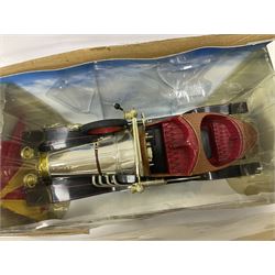 Collection of Chitty Chitty Bang Bang figures and model cars both loose and boxed, to include ‘Truly Scrumptious and Jeremy’ blister pack signed by Adrian Hall
