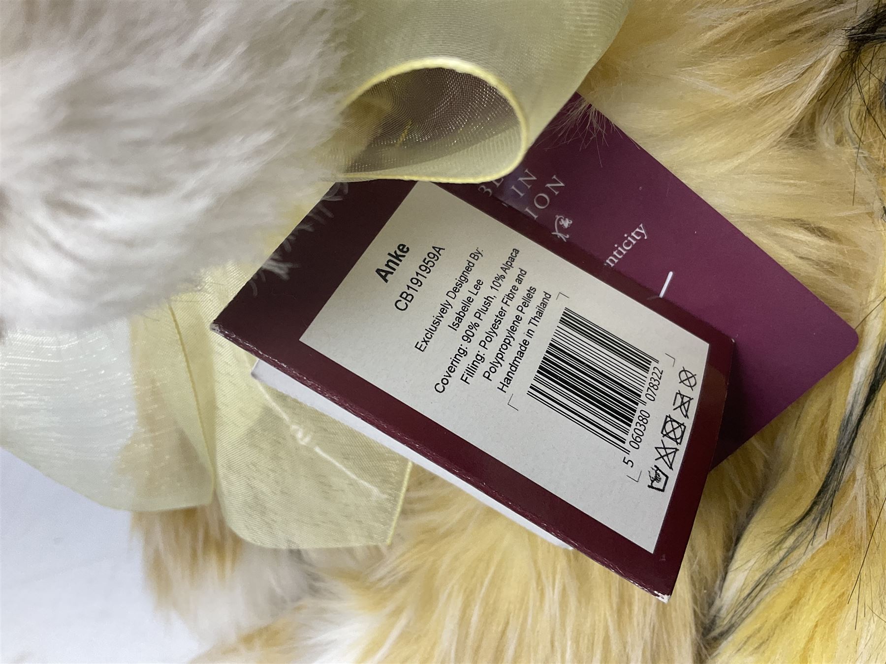 Charlie Bears - limited edition Plumo Collection 'Anke' CB191959A, limited to 3000; 'Cheese Whizz' CB202040C; and 'Cotton Candy' CB202040A; all with labels (3)