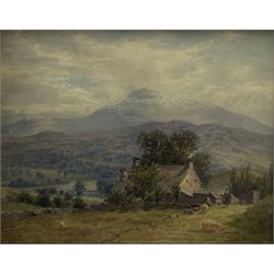 John Pearson (British ?-1921): 'Old Hotel Capel Curig', watercolour signed and titled 39cm x 49cm
Provenance: exh. Huddersfield Art Gallery 1973, label verso. Pearson who lived at Moldgreen was a founder member and past president of the Huddersfield Art Society 