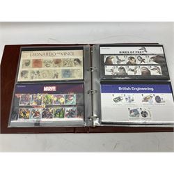 Queen Elizabeth II mint decimal stamps, mostly in presentation packs, face value of usable postage approximately 320 GBP