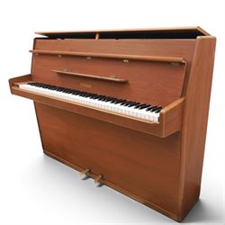 Welmar - 20th century teak upright piano