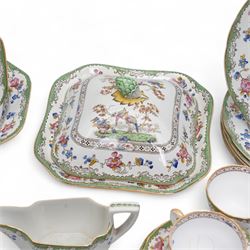 Copeland Spode 'Eden' tea, coffee and dinner ware including plates in various sizes, soup and dessert bowls, tea and coffee cups and saucers, vegetable dish and cover etc 63 pieces