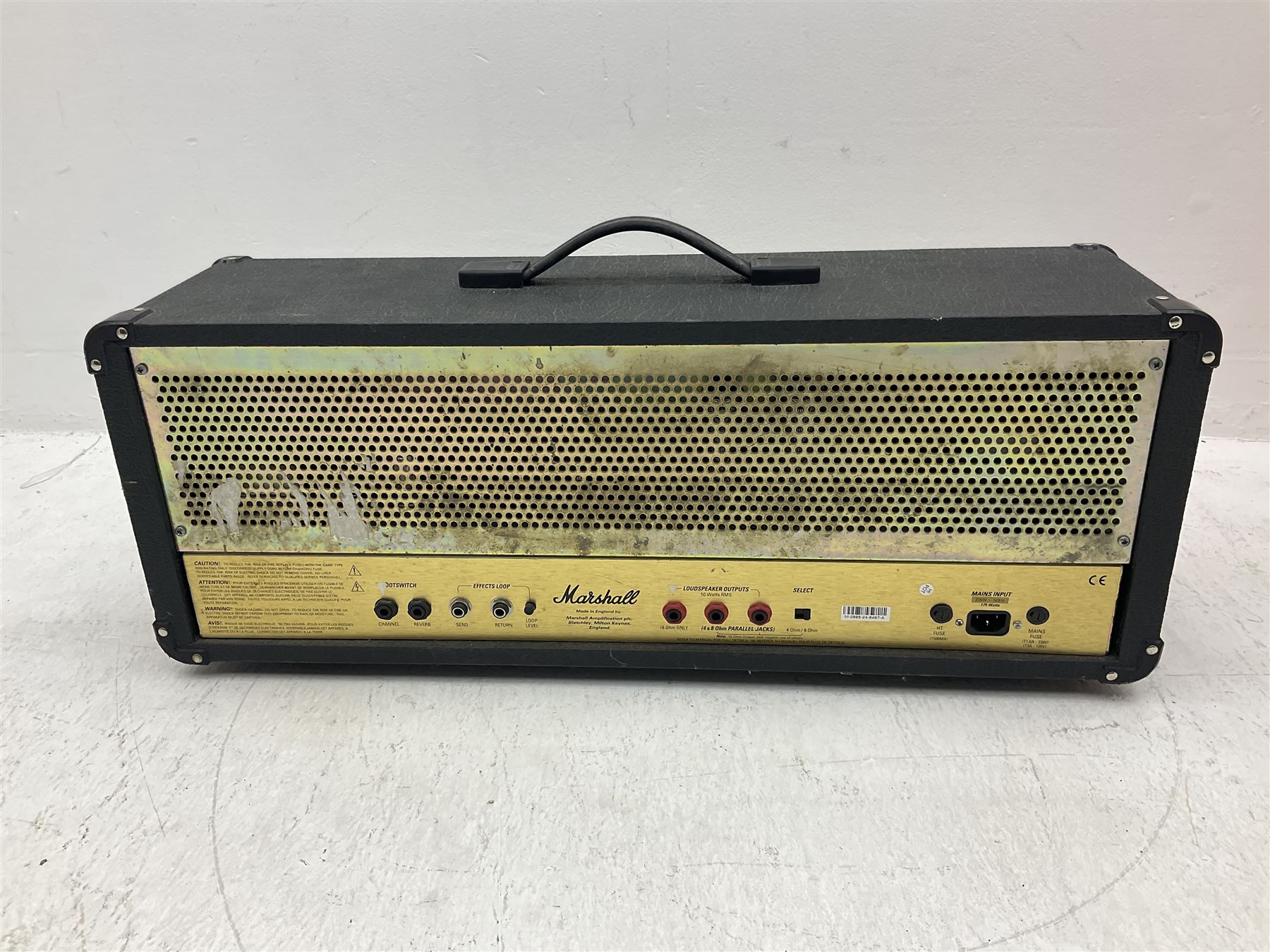 Marshall JCM 2000 dual super lead guitar amplifier head and a Marshall 1936 lead 2x12 speaker