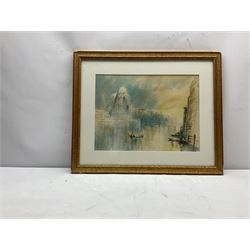 Hercules Brabazon Brabazon (British 1821-1906): La Guidecca Venice, watercolour signed with initials 29cm x 39cm