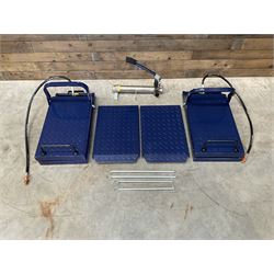 Heavy duty CR06XHD hydraulic vehicle car ramps