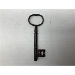 Military interest - Pair of SOE wire cutters by H Brindley; Needle dagger with triform blade 15.5cm; Iron key with secret message compartment; ‘Pill box’ telescope; Wire cutters; Field Engineering and Mine Warware pamphlet No. 7, Booby Traps (6)