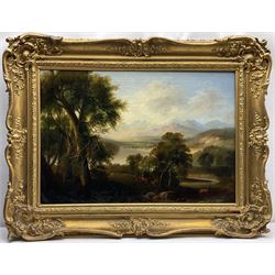 Attrib. Horatio McCulloch (Scottish 1805-1867): Loch an Eilein, oil on canvas unsigned 54cm x 80cm