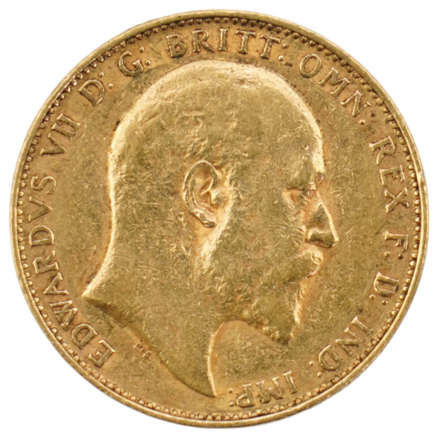 King Edward VII 1910 gold full sovereign coin