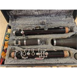 Corton clarinet in fitted case