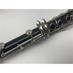 Yamaha 26II five-piece clarinet, serial no.027761; in fitted case with accessories