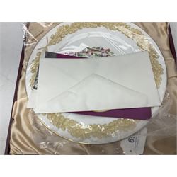 Five Spode Mulberry Hall limited edition Regimental commemorative plates - Argyll & Sutherland Highlanders No.9/500; Cheshire Regiment No.352/500; Kings Own Scottish Borderers No.113/500; Black Watch Royal Highland Regiment No.331/500; and Royal Welch Fusiliers No.309/500; all boxed with certificates (5)