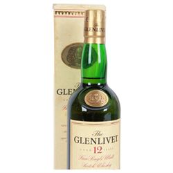 Mixed single malt Scotch whisky, comprising Glenlivet 12 year old, Famous Grouse 10 year old, Glen Grant 5 year old and Glenfiddich Special Reserve, various contents and proof, all with original boxes   