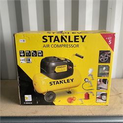 Stanley Air compressor kit (unopened) and Scheppach dust extractor  - THIS LOT IS TO BE COLLECTED BY APPOINTMENT FROM DUGGLEBY STORAGE, GREAT HILL, EASTFIELD, SCARBOROUGH, YO11 3TX