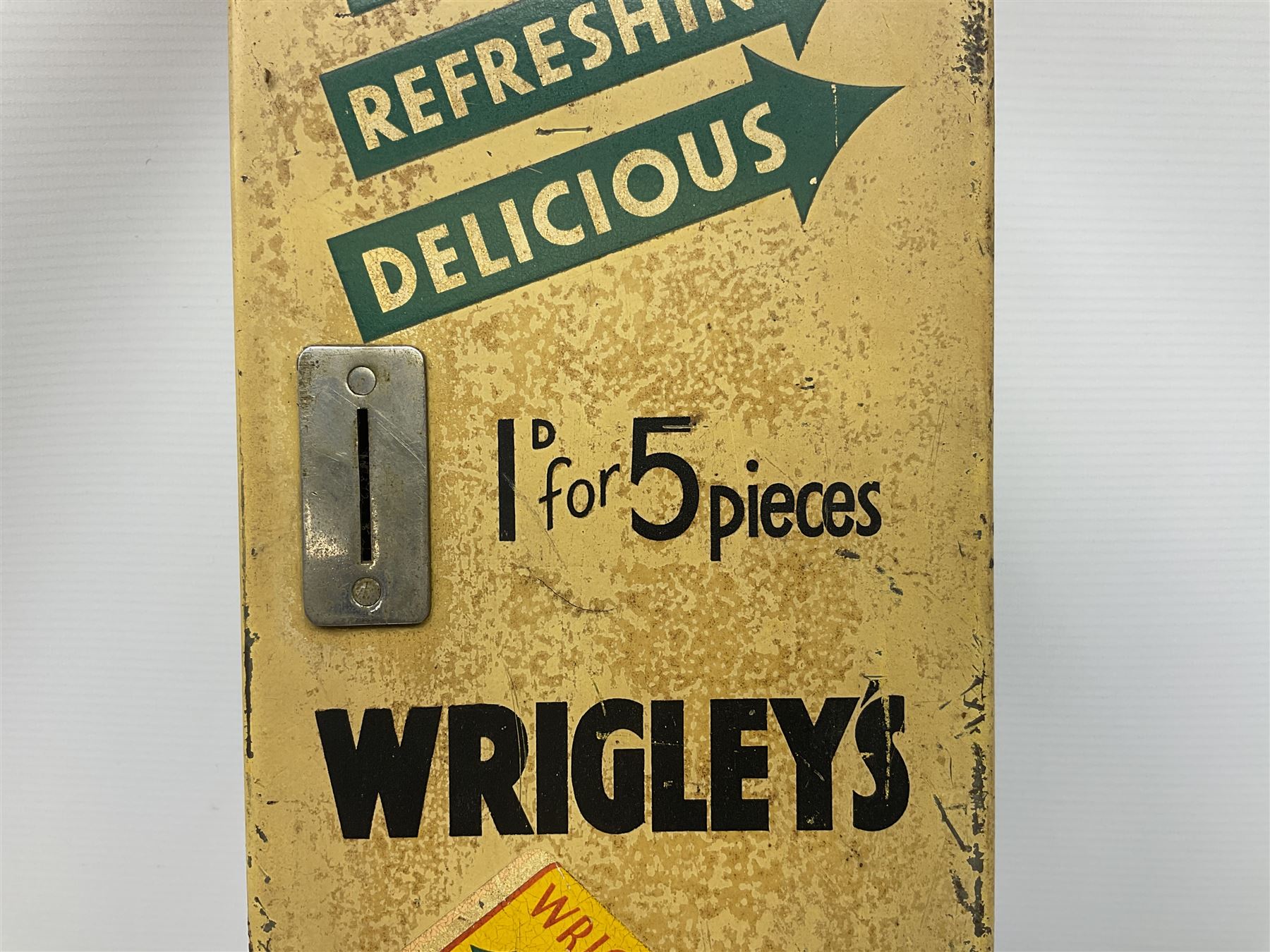 Wrigley`s chewing gum vending machine, H74cm, W16cm