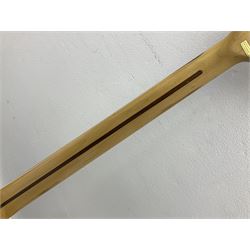 Hohner Professional J Bass F1 four-string fretless electric bass guitar, serial no.C206482 L116cm; in soft carrying case