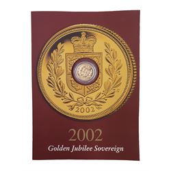 Queen Elizabeth II 2002 gold full sovereign coin