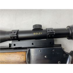 Marlin Model 39A Mountie .22 rim-fire rifle with 51.5cm barrel and under lever action with Bisley 3-9 x 40 variable scope L93cm overall SECTION 1 FIRE-ARMS CERTIFICATE REQUIRED