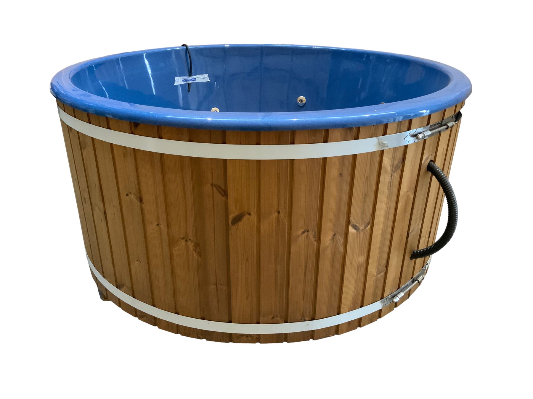 Deluxe - fibreglass circular hot tub with cover, electric heater - unused - THIS LOT IS TO BE COLLECTED BY APPOINTMENT FROM DUGGLEBY STORAGE, GREAT HILL, EASTFIELD, SCARBOROUGH, YO11 3TX