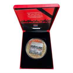 Commemorative and other coinage, including Great British pre-decimal pennies and other denominations, Bailiwick of Guernsey round fifty pence coins etc