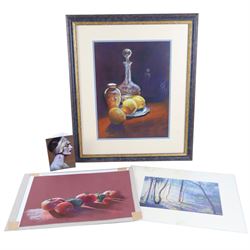 Lynda Robinson (Australian Contemporary): 'A Little Light Exercise' and Still Life of Toma...