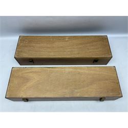 Four Abu fishing reels, comprising Ambassadeur 9000, Ambassadeur 7000, Ambassadeur 5500 and Ambassadeur 6500, together with additional line, hardy fishing bag and two wooden boxes