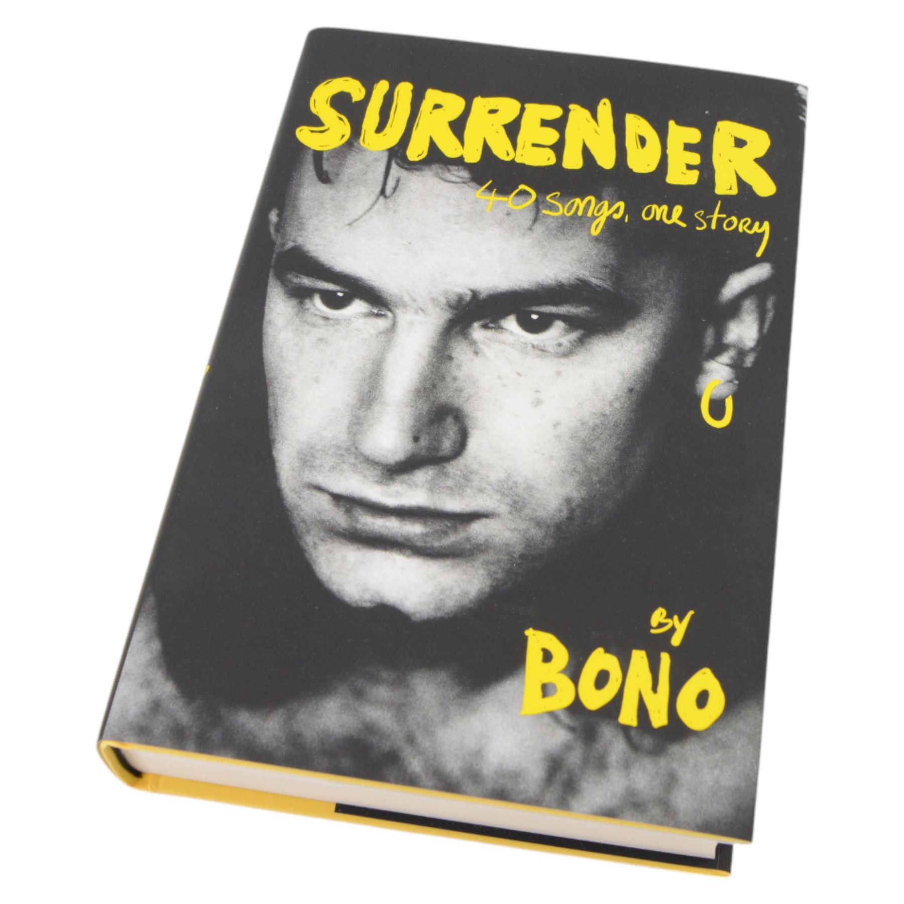 U2 framed signed photograph, together with Surrender Bono's autobiography first edition and two other U2 books  