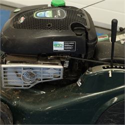 Hayter Harrier 41 petrol lawnmower, Briggs & Stratton engine, adjustable height, with collecting basket