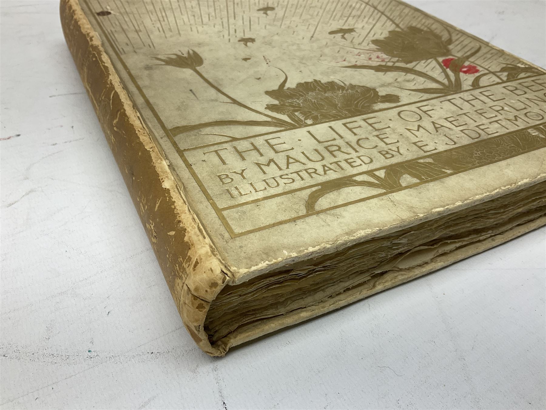 Maurice Maeterlinck: 'The Life of the Bee', illustrated E.J. Detmold, 13 mounted coloured plates, pub. Geo. Allen & Co. Ltd. London, 1911,