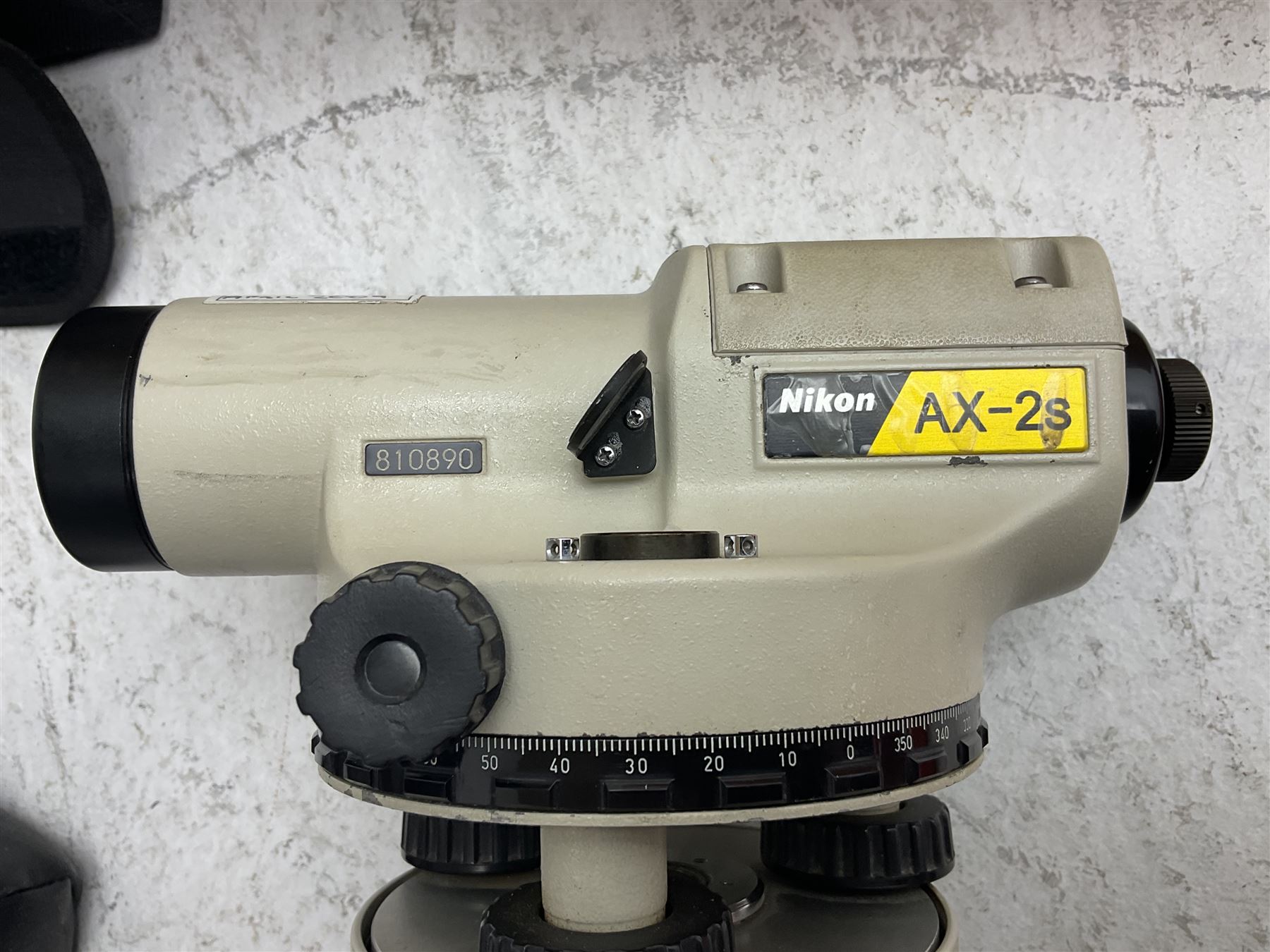 Land Surveying equipment - Nikon AX-2s Automatic Level 360 degrees, serial no.810890; in carrying case with instructions; Nikon Electronic Distancemaster Prism; in carrying case; Imax B6AC Dual Power Professional Balance Charger/Discharger; in carrying bag; Omni Zero 