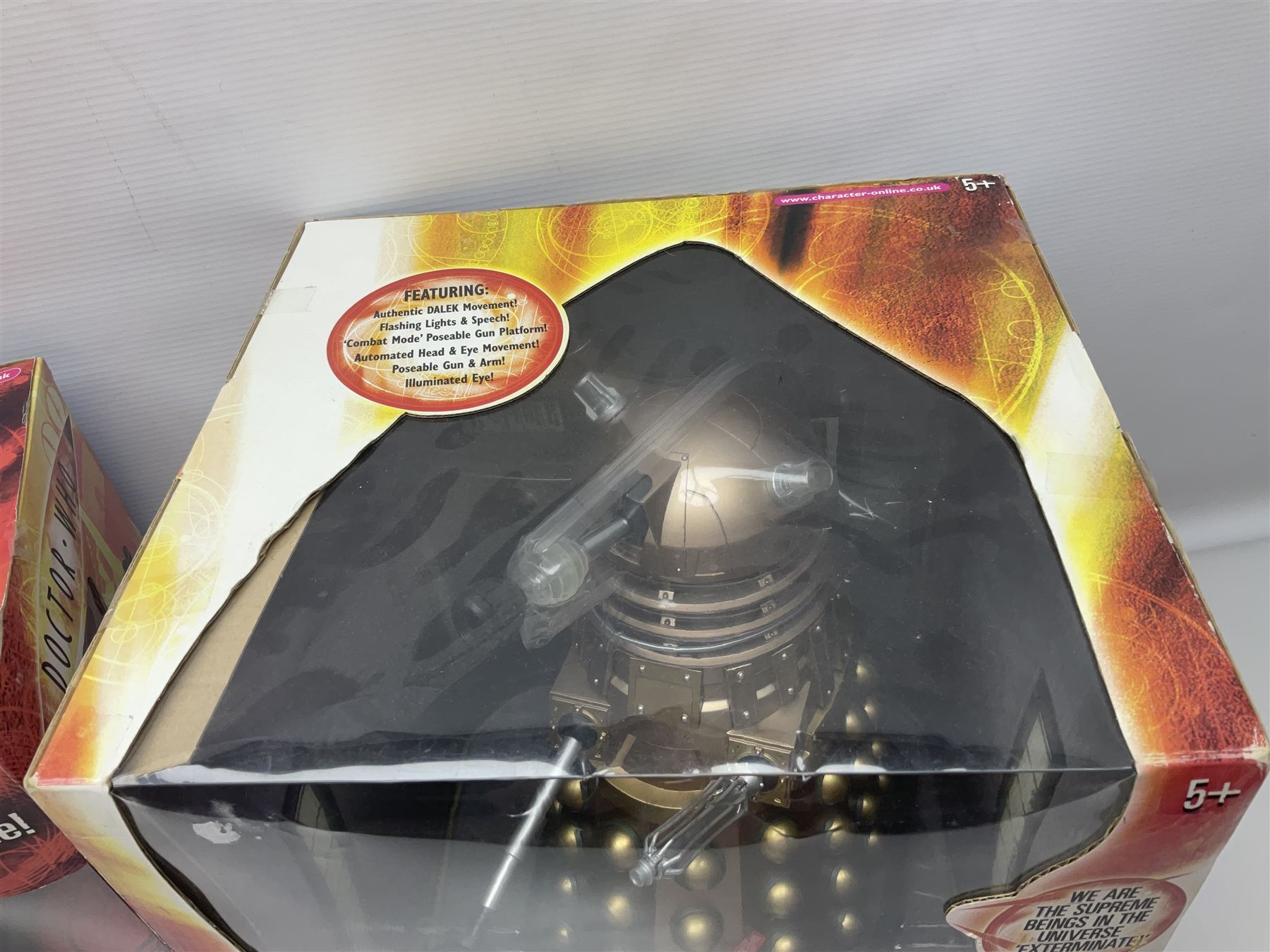 Dr. Who - four boxed collectables by Character Options and Wesco comprising Radio Controlled Dalek, Radio Controlled 1/4 scale K-9, Dalek and Tardis money banks (4)
