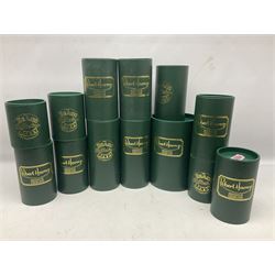 Thirteen Robert Harrop figures from the Beano Dandy collection, comprising Yo-Yo Collectors Piece 1996, Desperate Dan BD03, Cuthbert Cringeworthy BD08, Teach BD06, 'Erbert BD14, Toots BD12, Winston BD17, Fatty BD07, Dennis The Menace BD01, Dennis the Menace Fishing BD806, Sydney BD13, Wilfrid BD15 and Plug BD11