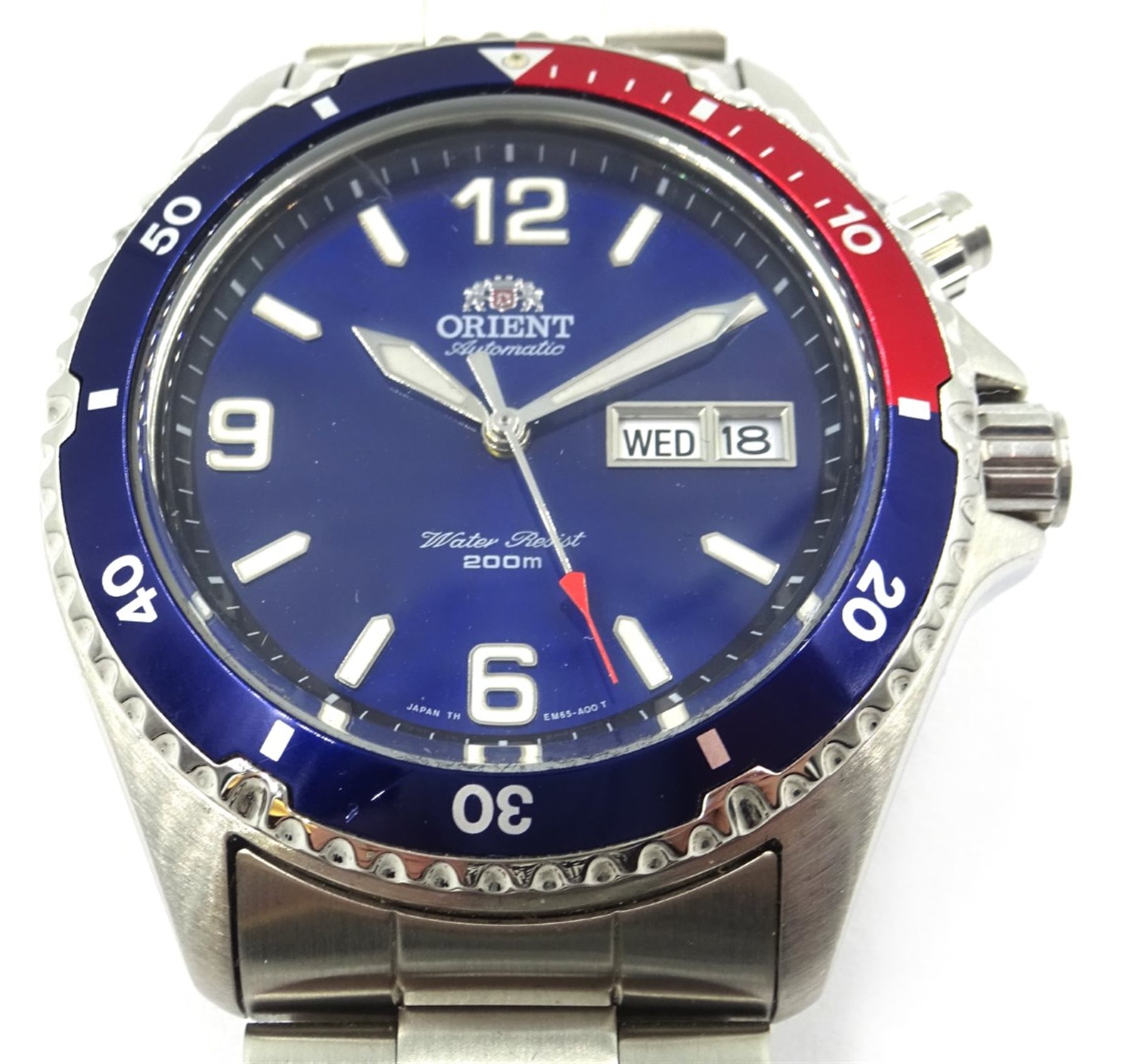 Orient automatic EM65 C5 CA stainless steel wristwatch Japanese