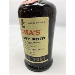 Offley Bon Vista, 1972, vintage port, unknown contents and proof and Rocha's 1964, Ruby Port, 75cl 20% proof (2)