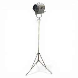 Helios London Ltd - The 'Cute' spotlight lamp, adjustable spotlight head, raised on a meta...