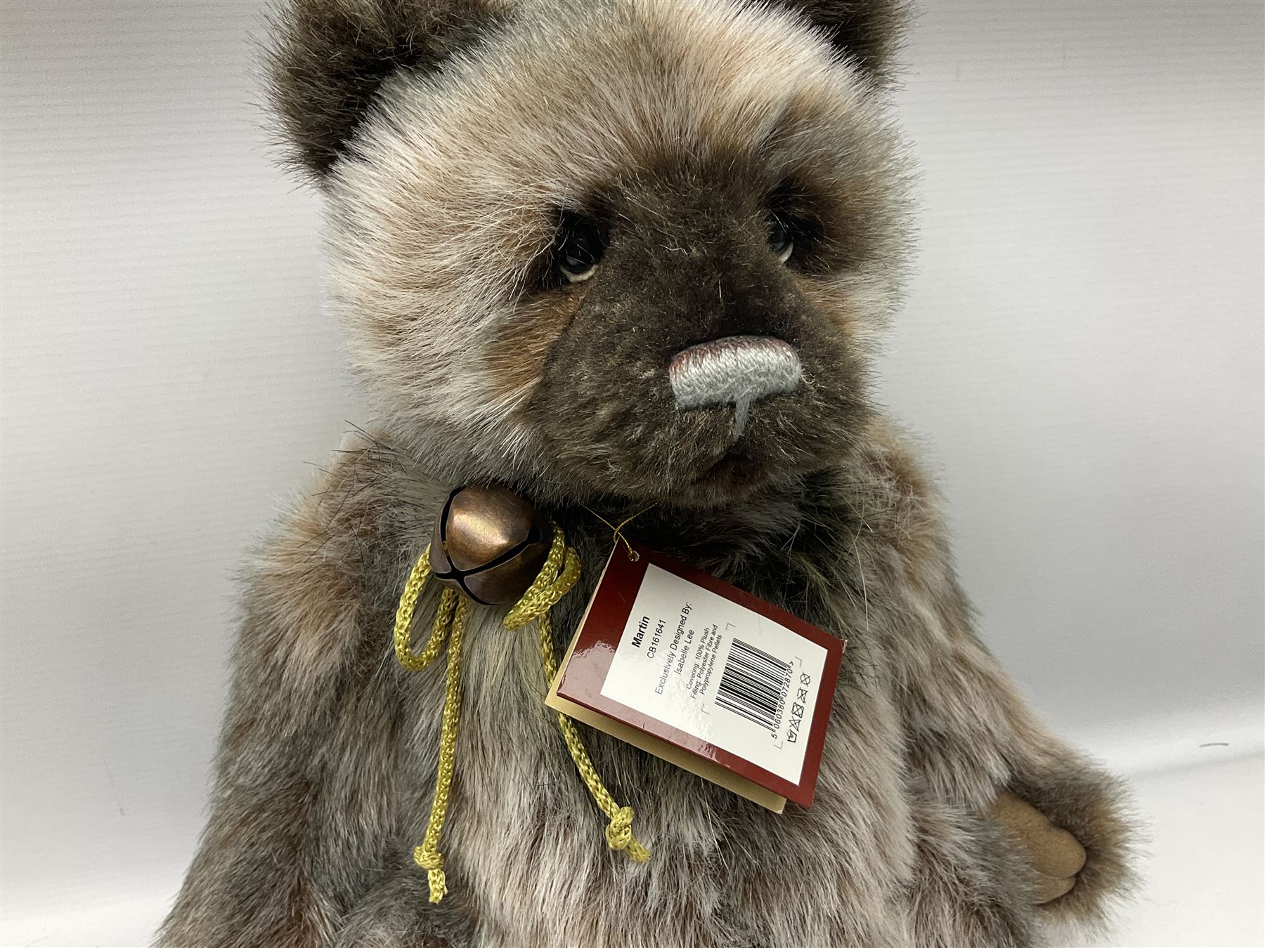 Two large Charlie Bears, comprising Gingerbread Ted CB161612, and Martin CB161641, each designed by Isabelle Lee, both with tags 