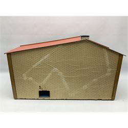 Swedish Lundby dolls house with furniture, H42cm, L66cm