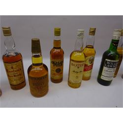 Twelve bottles of blended Scotch whisky, including George Morton Ltd, William Lawson's, Whyte & Mackays etc, various contents and proofs (12)