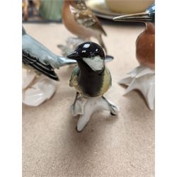 Four Karl Ens bird figurines