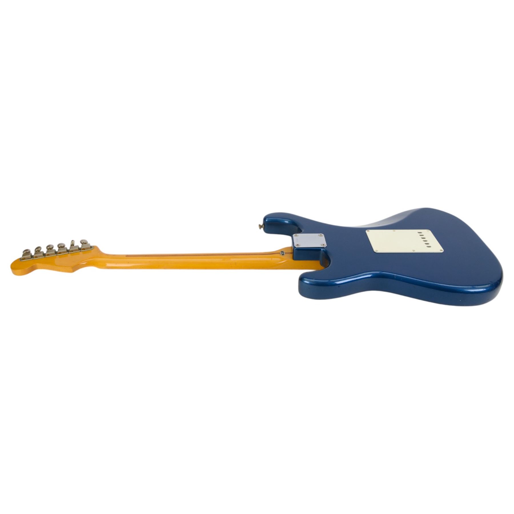 Tokai Springy Sound reissue electric guitar, in metallic blue finish, made in Japan serial no. 11126, contained within hard case, guitar L97cm